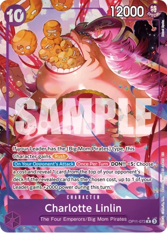 Charlotte Linlin (OP11-073) (Alternative Art) — A Fist of Divine Speed (OP11)