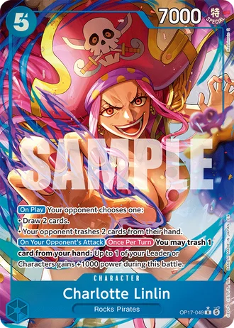 Charlotte Linlin (OP17-049) (Alternative Art) — The World's Strongest Warriors (OP17)