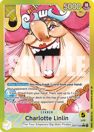 Charlotte Linlin (OP17-099) (Alternative Art) — The World's Strongest Warriors (OP17)