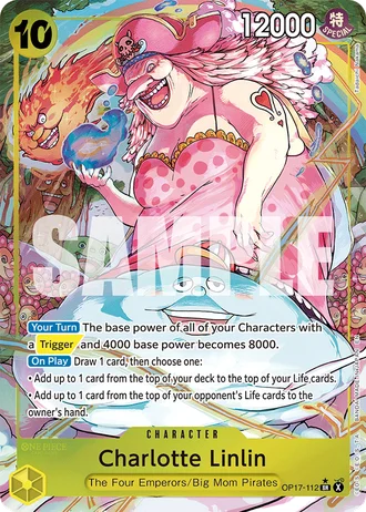 Charlotte Linlin (OP17-112) (Alternative Art) — The World's Strongest Warriors (OP17)