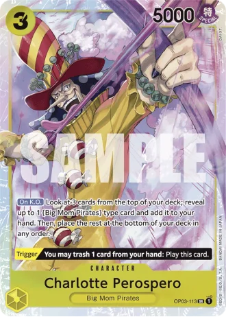 Charlotte Perospero (OP03-113) (Reprint) — One Piece The Best (PRB01)