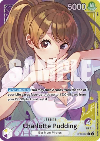 Charlotte Pudding (OP08-058) (Alternative Art) — Two Legends (OP08)