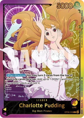 Charlotte Pudding (OP08-058) (Special Rare) — Anime 25th Collection (EB02)