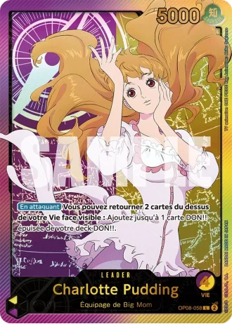 Charlotte Pudding (OP08-058) (Special Rare) — Anime 25th Collection (EB02)