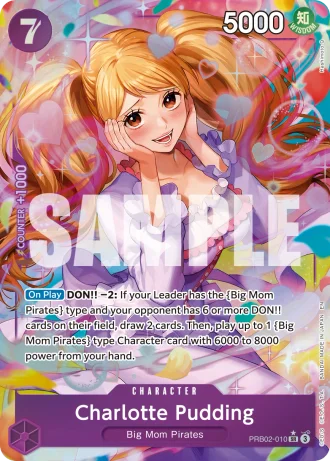 Charlotte Pudding (RB02-010) (Alternative Art) — One Piece Card The Best Vol.2(PRB02)