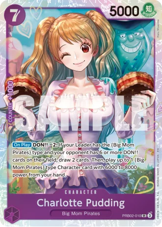 Charlotte Pudding (RB02-010) (Pirate Foil) — One Piece Card The Best Vol.2(PRB02)