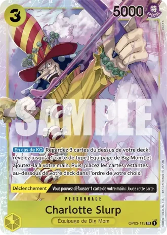 Charlotte Slurp (OP03-113) (Alternative Art) — ONE PIECE CARD THE BEST (PRB01)