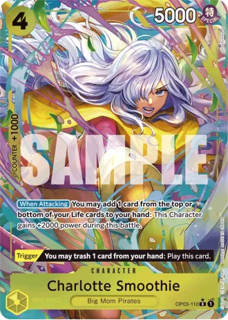 Charlotte Smoothie (OP03-110) (Alternative Art) — One Piece The Best (PRB01)
