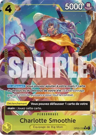 Charlotte Smoothie (OP03-110) (Jolly Roger Foil) — ONE PIECE CARD THE BEST (PRB01)