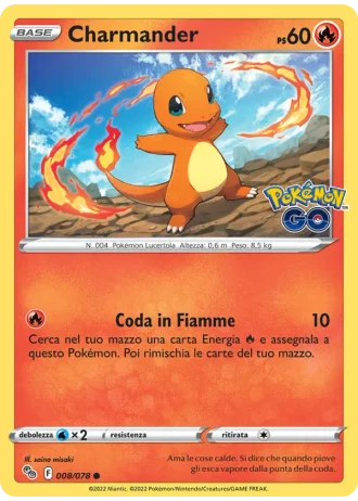 Charmander #008/78 — Pokémon GO