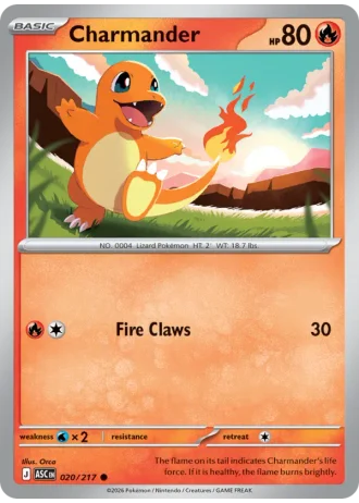 Charmander #020 — Ascended Heroes