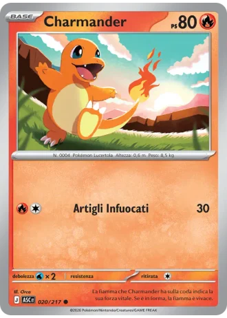 Charmander #020/217 — Ascesa Eroica