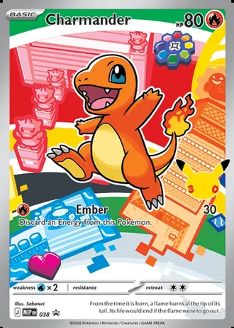 Charmander #038 — MEP Black Star Promos