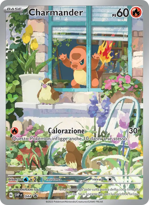 Charmander #044 — Scarlatto e Violetto Promos