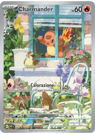 Charmander #044 — Scarlatto e Violetto Promos