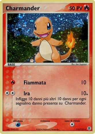 Charmander #113/112 — EX RossoFuoco e VerdeFoglia