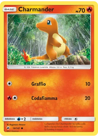 Charmander #18/147 — Ombre Infuocate