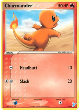 Charmander #2 — EX trainer Kit 2 (Minun)