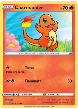 Charmander #23 — Voltaggio Sfolgorante