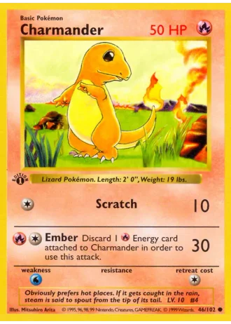 Charmander #46/102 — Base Set