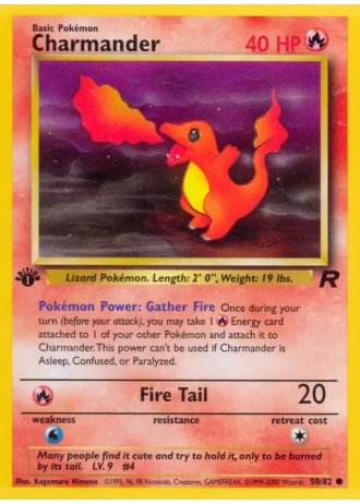 Charmander #50/82 — Team Rocket