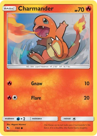 Charmander #7/68 — Hidden Fates