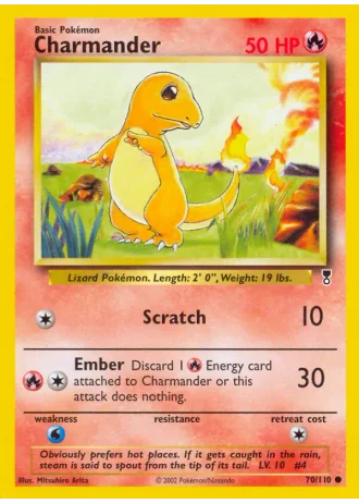 Charmander #70 — Legendary Collection