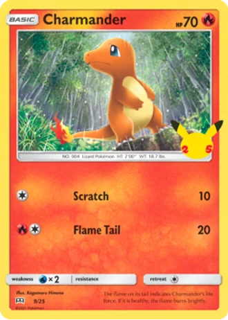 Charmander #9 — McDonald's Collection 2021