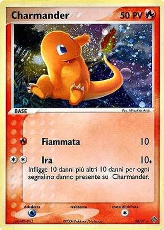 Charmander #98 — EX Drago