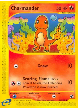 Charmander #98 — Expedition Base Set