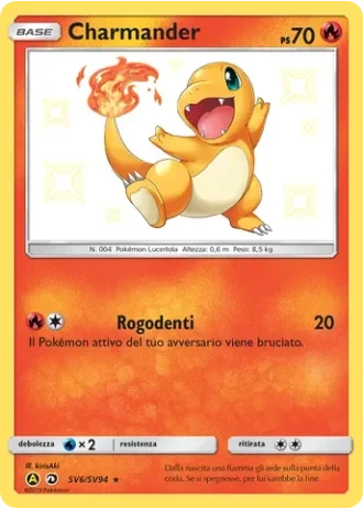 Charmander SV6/94 — Tesoro Cromatico (Destino Sfuggente)