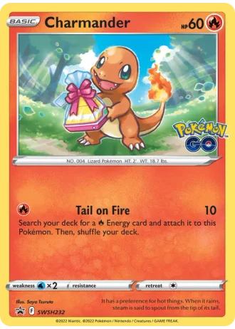 Charmander SWSH232 — Sword & Shield Promos