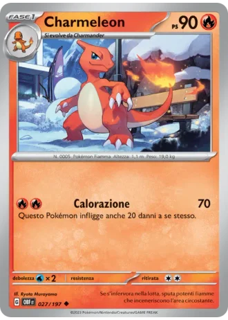 Charmeleon #027 — Ossidiana Infuocata