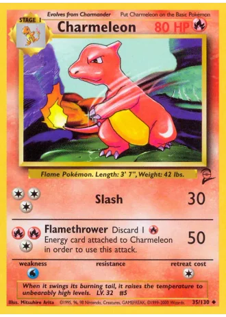 Charmeleon #35/130 — Base Set 2