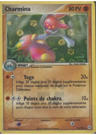 Charmina #10/101 — EX Légendes Oubliées