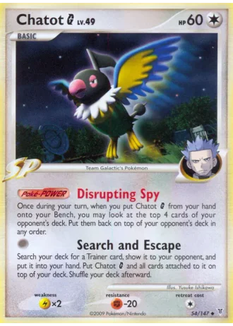 Chatot G #54 — Supreme Victors
