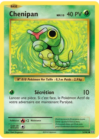 Chenipan #3/108 — Évolutions