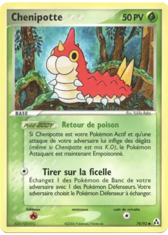Chenipotte #70/92 — EX Créateurs de légendes