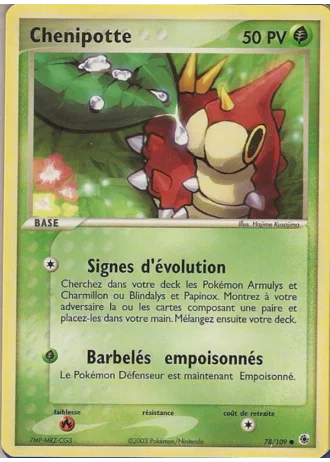 Chenipotte #78/109 — EX Rubis & Saphir