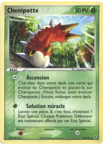 Chenipotte #82/107 — EX Deoxys