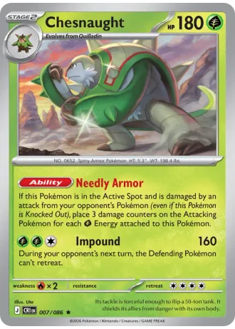 Chesnaught #007/86 — Chaos Rising