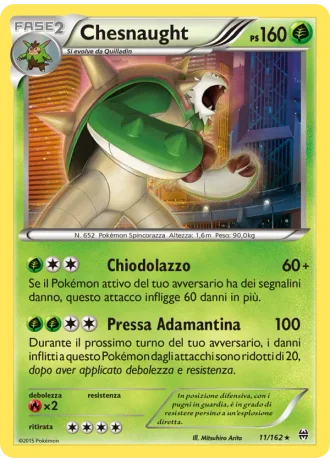 Chesnaught #11/162 — Turbo Blitz