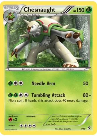 Chesnaught #5 — Kalos Starter Set