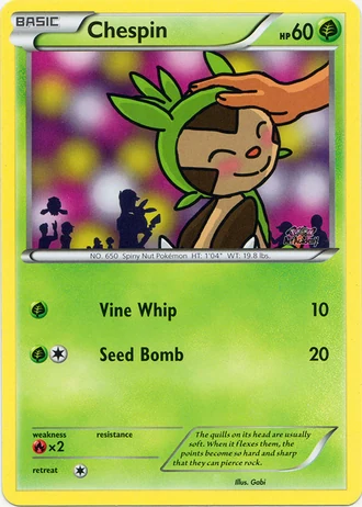 Chespin — Pokémon Art Academy Competition