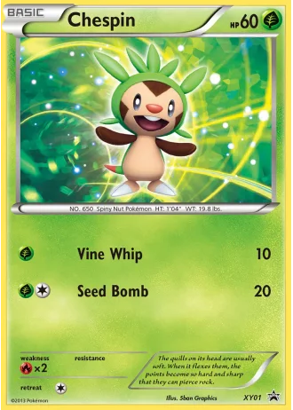 Chespin XY01 — XY Promos