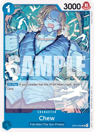 Chew (OP14-050) — The Azure Sea's Seven (OP14-EB04)