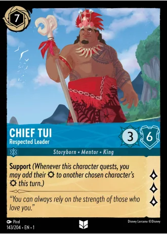 Chief Tui - Respected Leader #143/204 — The First Chapter