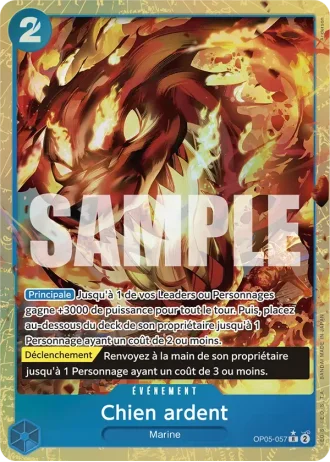 Chien ardent (OP05-057) (Reprint) — ONE PIECE CARD THE BEST (PRB01)