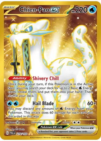 Chien-Pao ex #274/193 — Paldea Evolved