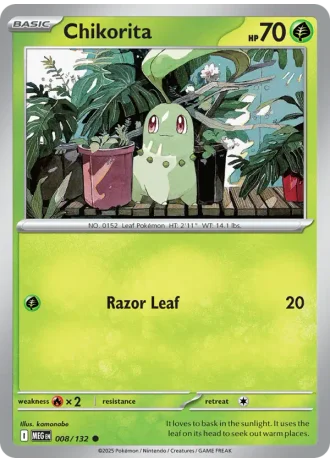 Chikorita #008/132 — Mega Evolution